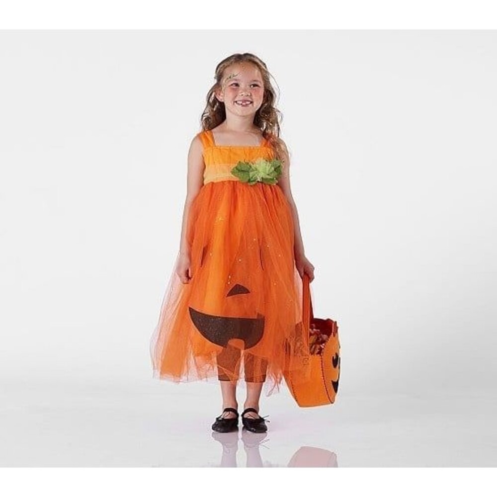 Pottery Barn Kids Pumpkin Halloween Costume Dress Size 3T